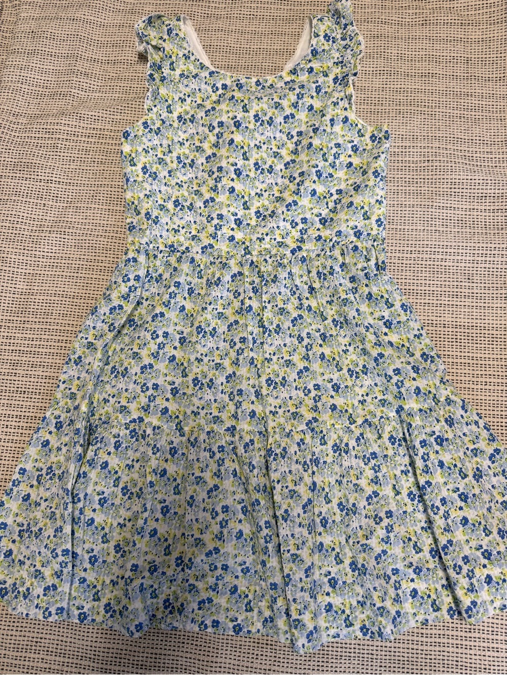 Polo Ralph Lauren Textured Cotton Floral tiered dress